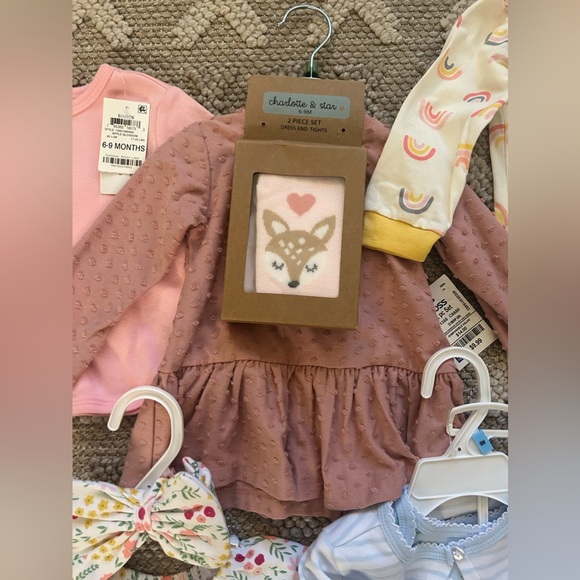 NWT baby girl clothes. No marks or stains. 6-9m or 6m clothes. - Picture 7 of 10